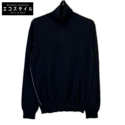 Maison Margiela メゾンマルジェラ S50HA0963 ブラック ウール タートルニット トップス