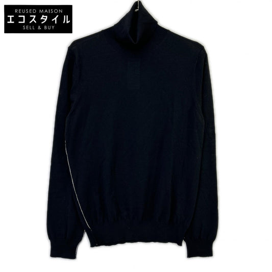 Maison Margiela メゾンマルジェラ S50HA0963 ブラック ウール タートルニット トップス
