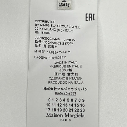 Maison Margiela メゾンマルジェラ S50HA0963 ブラック ウール タートルニット トップス
