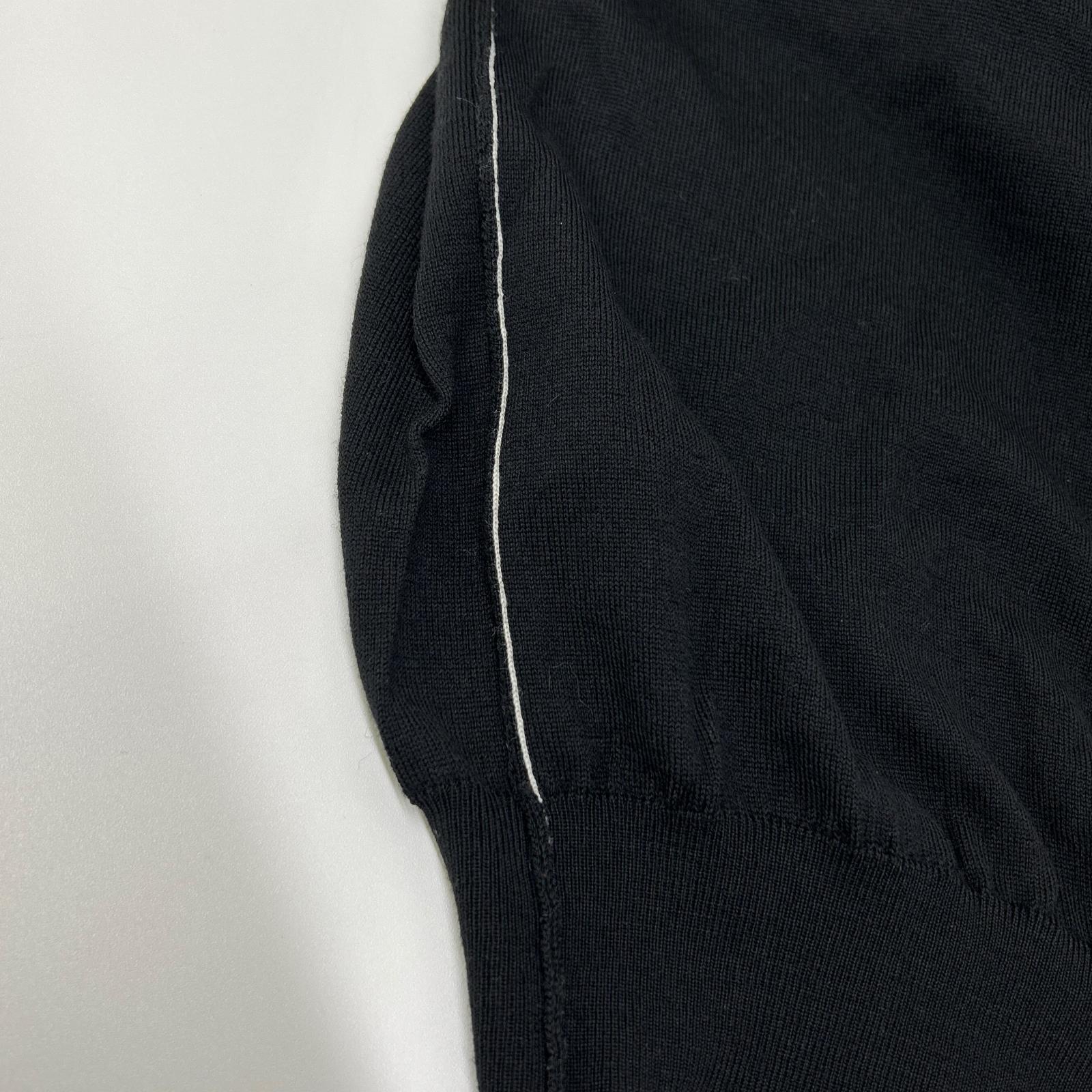Maison Margiela メゾンマルジェラ S50HA0963 ブラック ウール タートルニット トップス