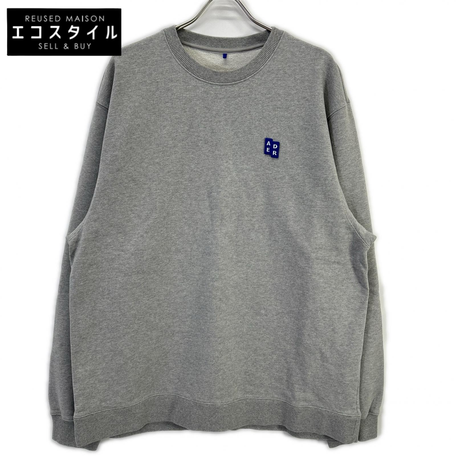 ADER error アーダーエラー BMSGFYSW0101GR グレー クルーネック スウェット トップス