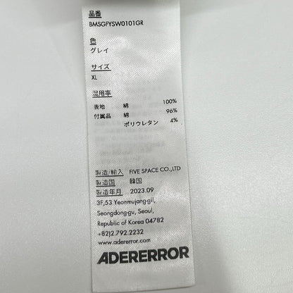 ADER error アーダーエラー BMSGFYSW0101GR グレー クルーネック スウェット トップス