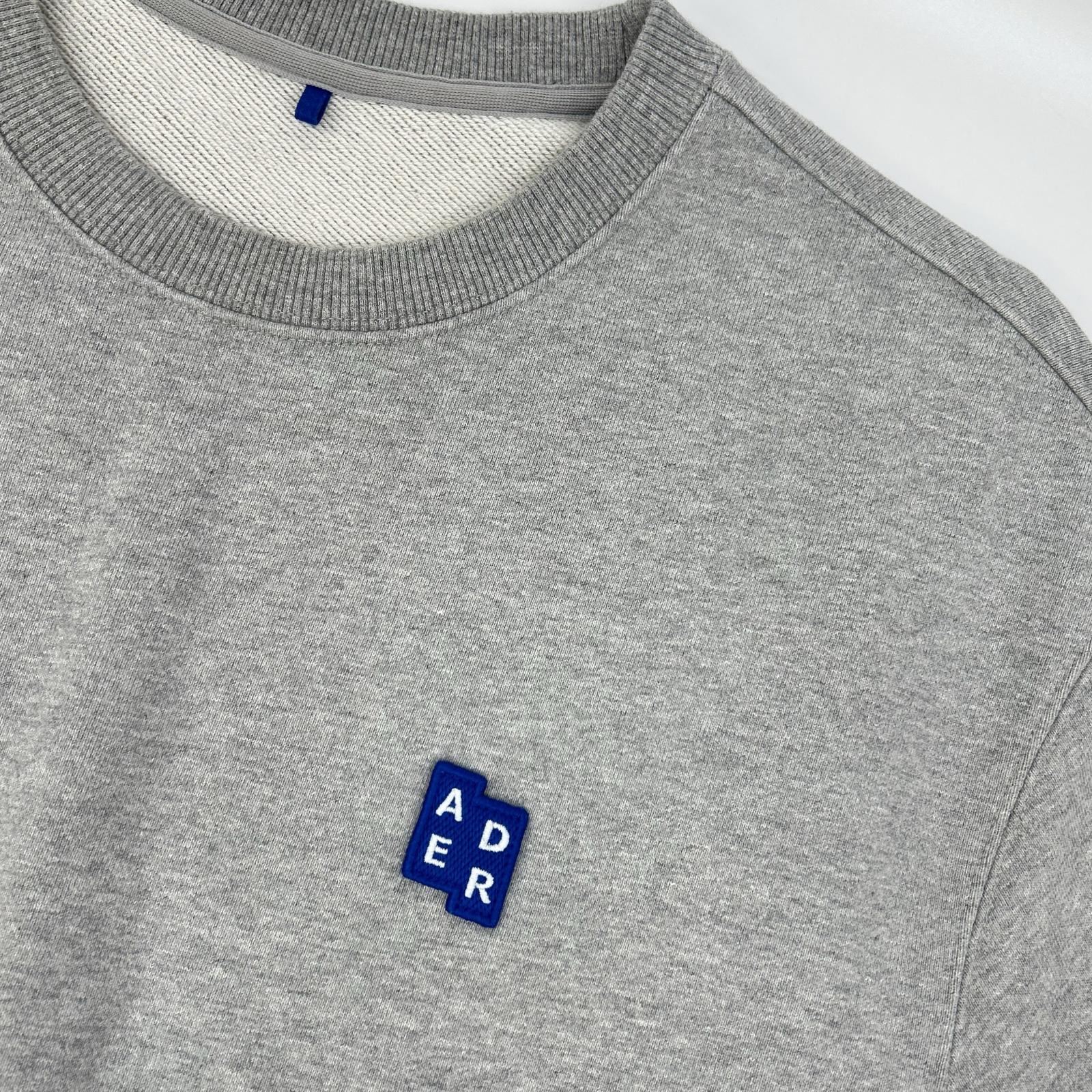 ADER error アーダーエラー BMSGFYSW0101GR グレー クルーネック スウェット トップス