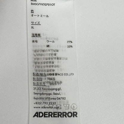 ADER error アーダーエラー BM5GFYKT0701OT シグネチャー ニット カーディガン トップス