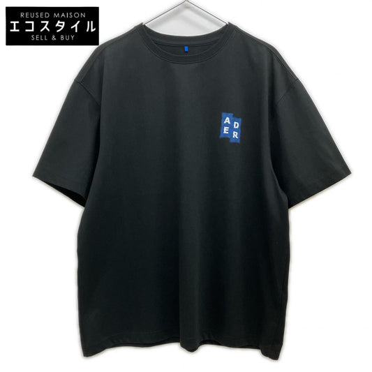 ADER error アーダーエラー BO42FYTS0102BK ブラック ロゴ入り Tシャツ トップス