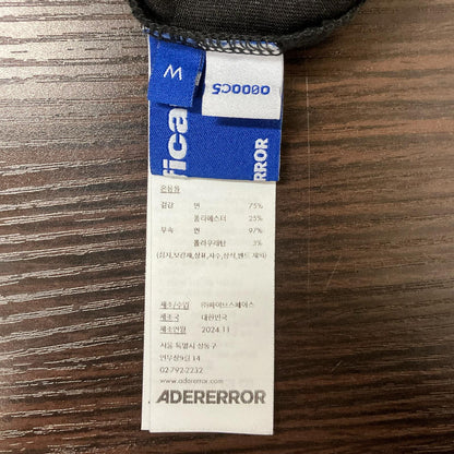 ADER error アーダーエラー BO42FYTS0102BK ブラック ロゴ入り Tシャツ トップス
