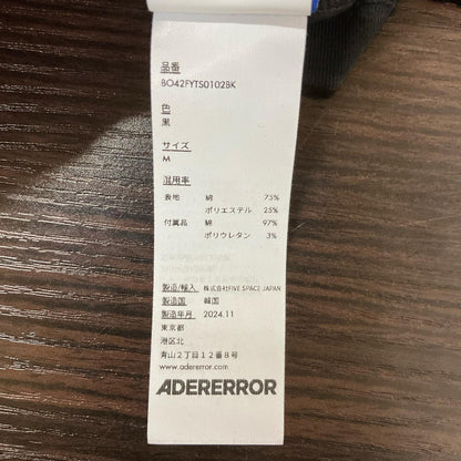 ADER error アーダーエラー BO42FYTS0102BK ブラック ロゴ入り Tシャツ トップス