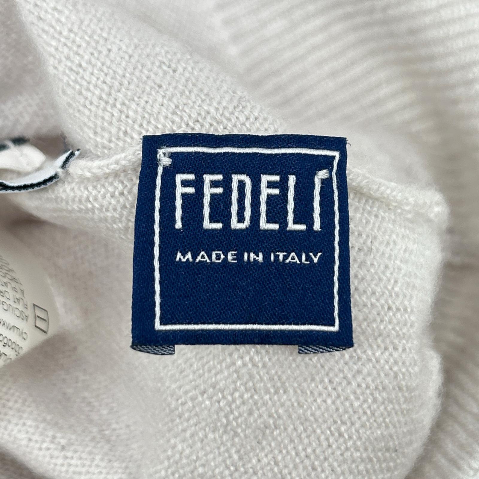 FEDELI フェデリ カシミヤ スリムフィット タートルネック ニット トップス