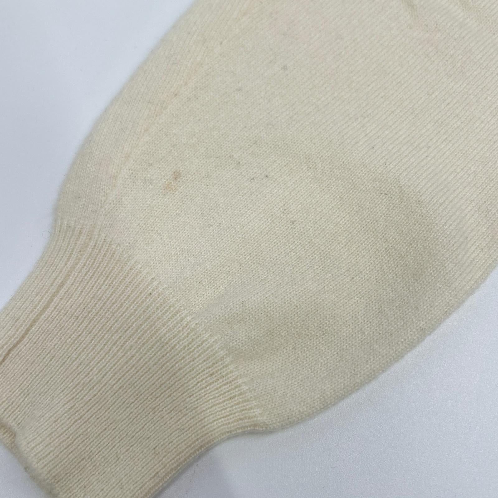 Loro Piana ロロピアーナ FAF3792 アイボリー ベビーカシミヤ タートルネック ニット トップス