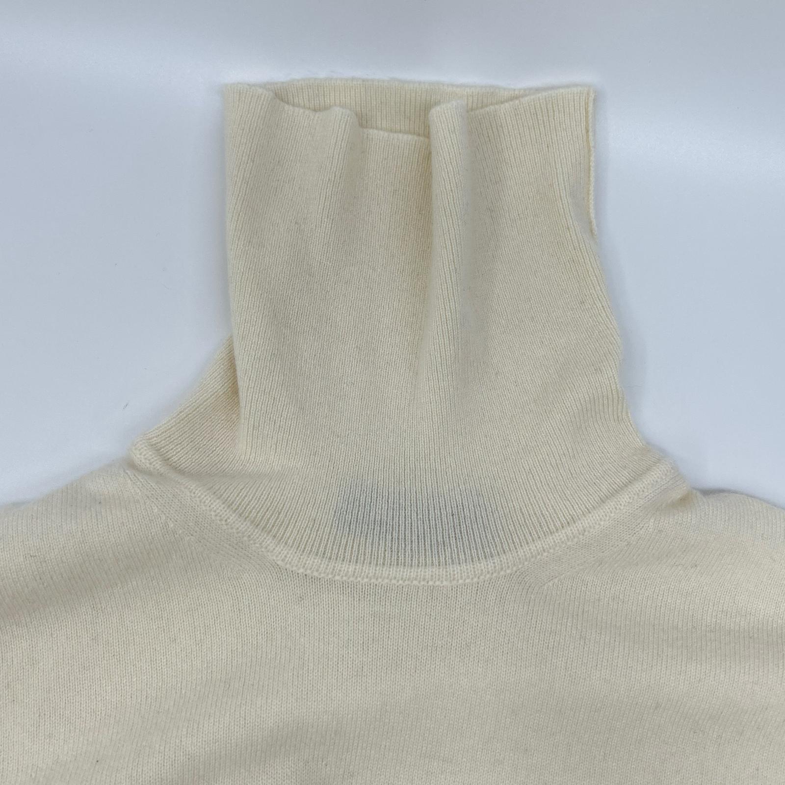 Loro Piana ロロピアーナ FAF3792 アイボリー ベビーカシミヤ タートルネック ニット トップス
