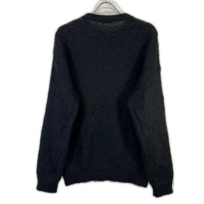 SAINT LAURENT PARIS サンローランパリ 712176 Y75SQ ブラック ロゴ モヘアニットセーター トップス