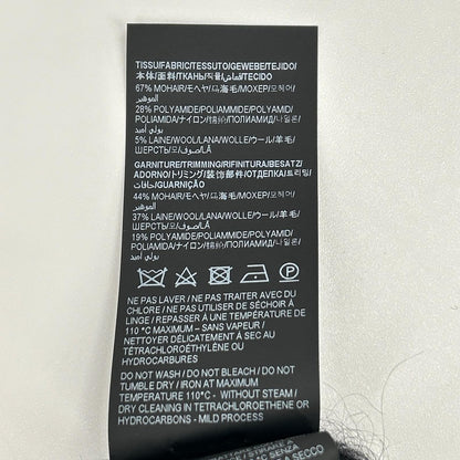 SAINT LAURENT PARIS サンローランパリ 712176 Y75SQ ブラック ロゴ モヘアニットセーター トップス
