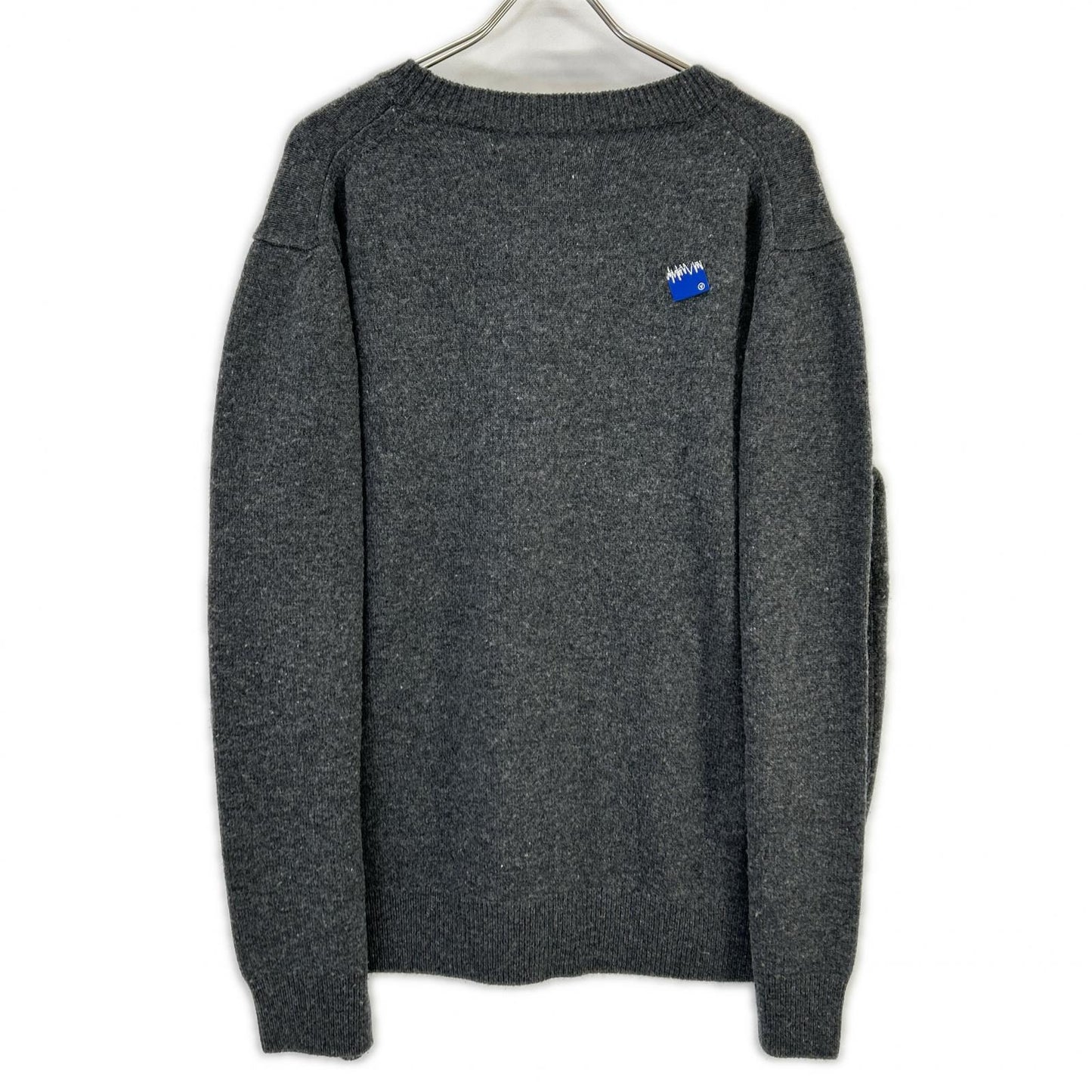 ADER error アーダーエラー BMSGFYKT0101CC ダークグレー シグネチャーロゴ クルーネックニット トップス