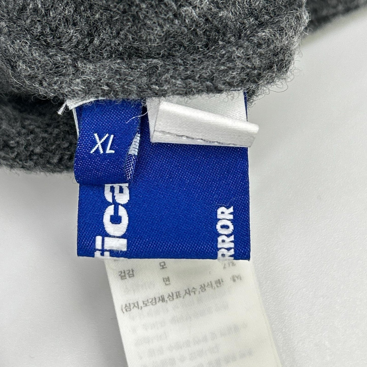 ADER error アーダーエラー BMSGFYKT0101CC ダークグレー シグネチャーロゴ クルーネックニット トップス