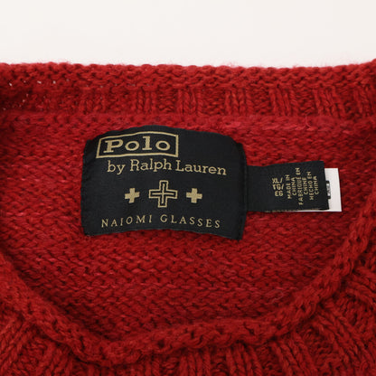 POLO RALPH LAUREN ポロ ラルフローレン ｘNAIOMI GLASSES【美品/国内正規】リネン/カシミヤ混 ニットセーター トップス