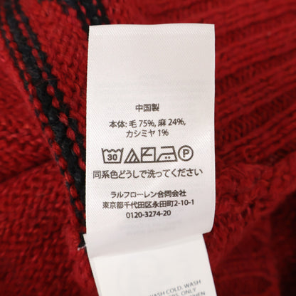 POLO RALPH LAUREN ポロ ラルフローレン ｘNAIOMI GLASSES【美品/国内正規】リネン/カシミヤ混 ニットセーター トップス