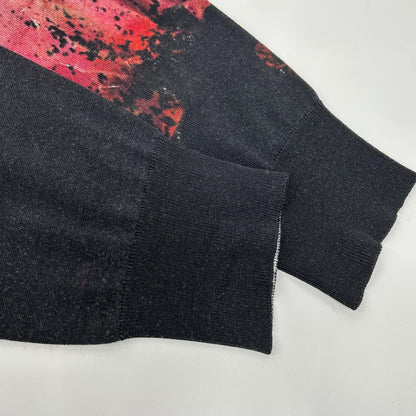 Alexander McQueen アレキサンダーマックイーン 684305 アイボリー アネモネ プリント 長袖ニット トップス