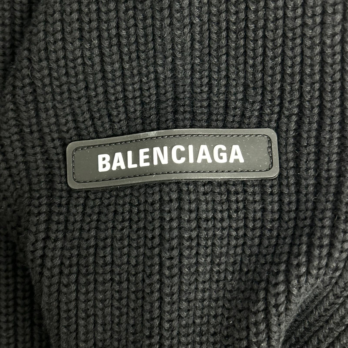 BALENCIAGA バレンシアガ 678555 T3218 ブラック×ホワイト Tシャツレイヤード ニット トップス