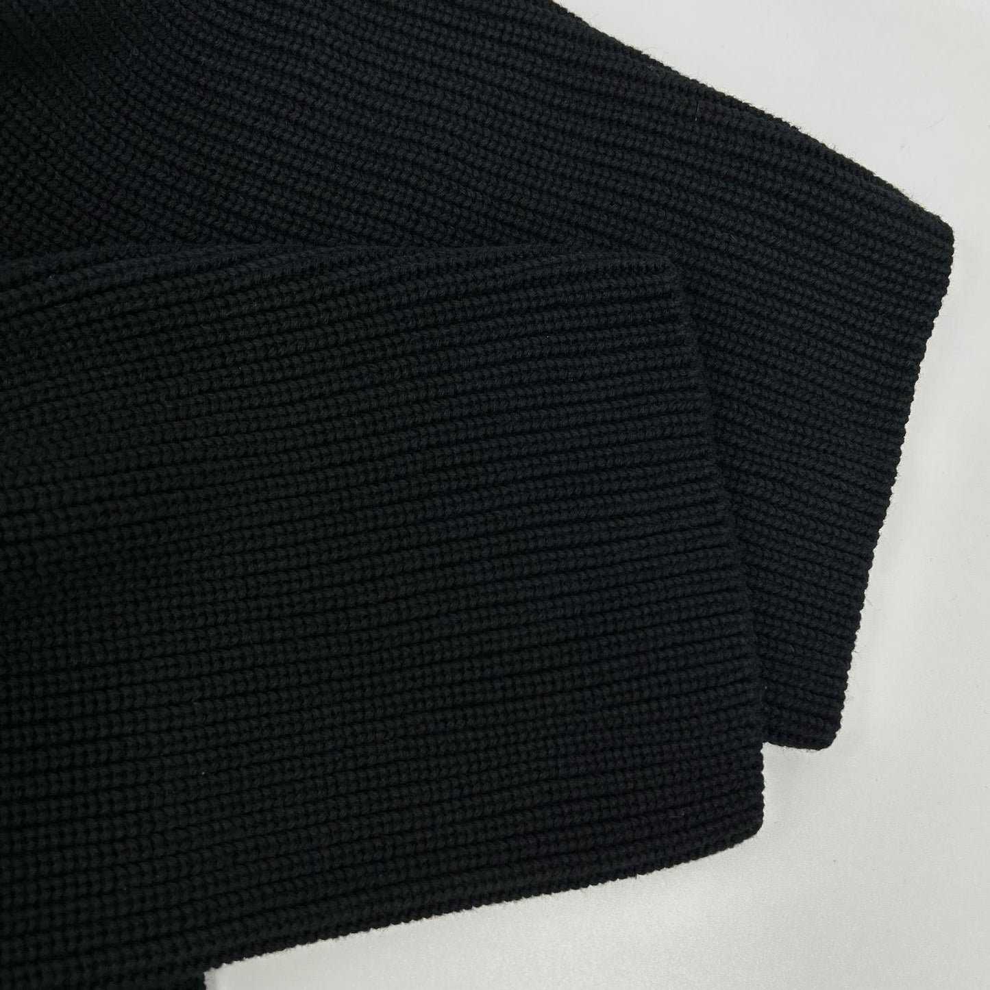 BALENCIAGA バレンシアガ 678555 T3218 ブラック×ホワイト Tシャツレイヤード ニット トップス