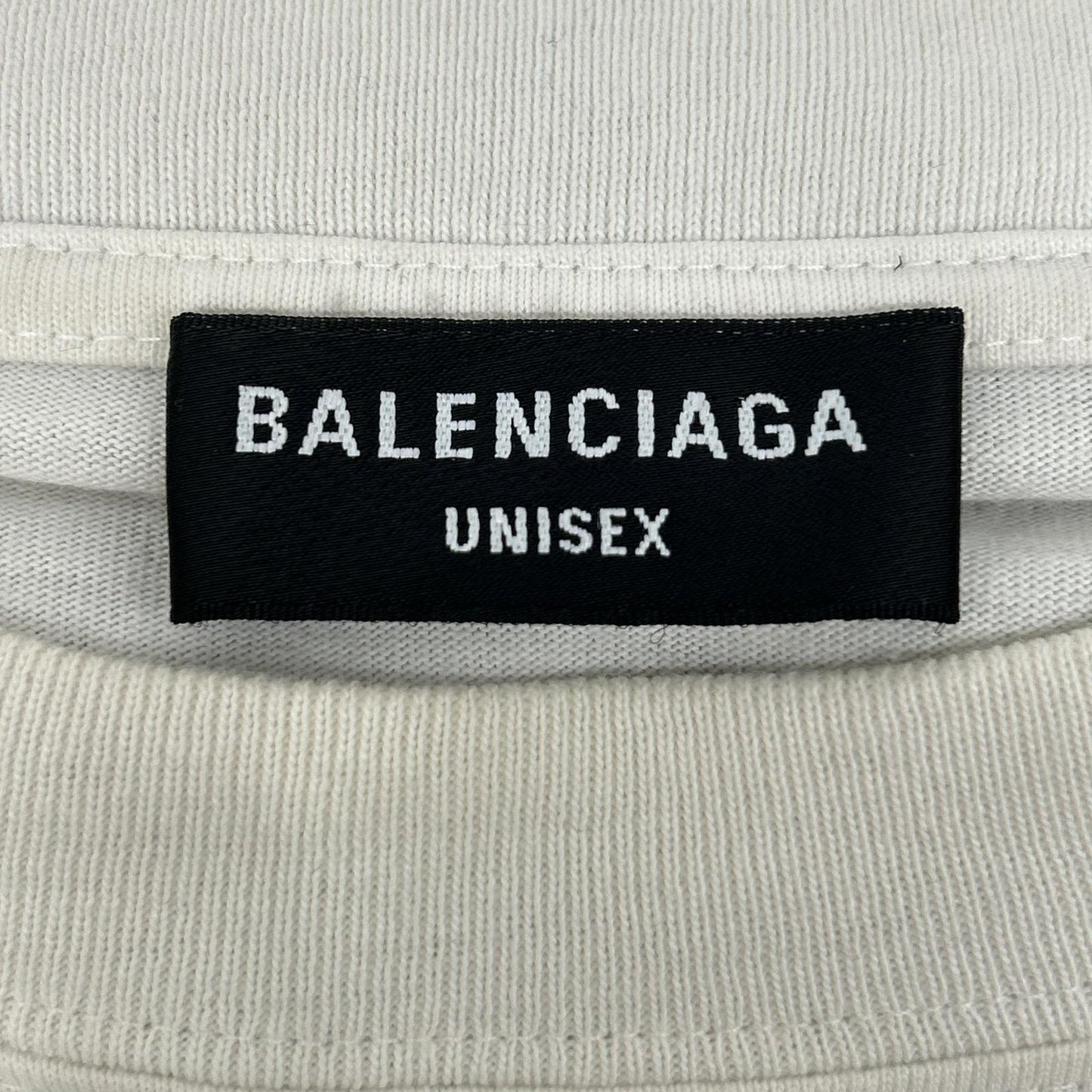 BALENCIAGA バレンシアガ 678555 T3218 ブラック×ホワイト Tシャツレイヤード ニット トップス