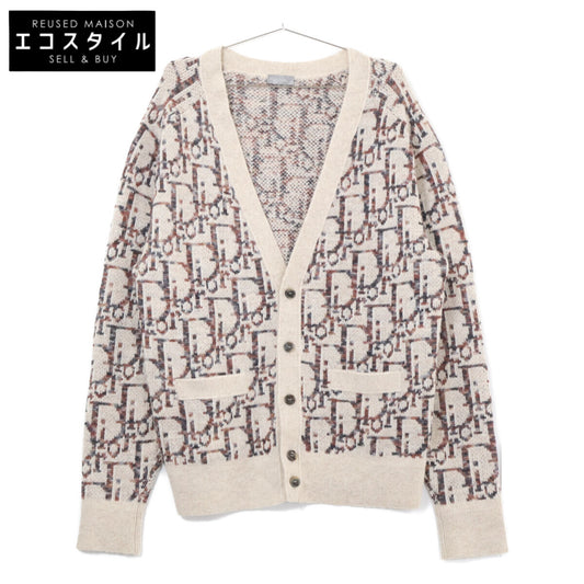DIOR 【Excellent condition/Domestic authorized】 213M233AT662 Oblique knit cardigan Tops