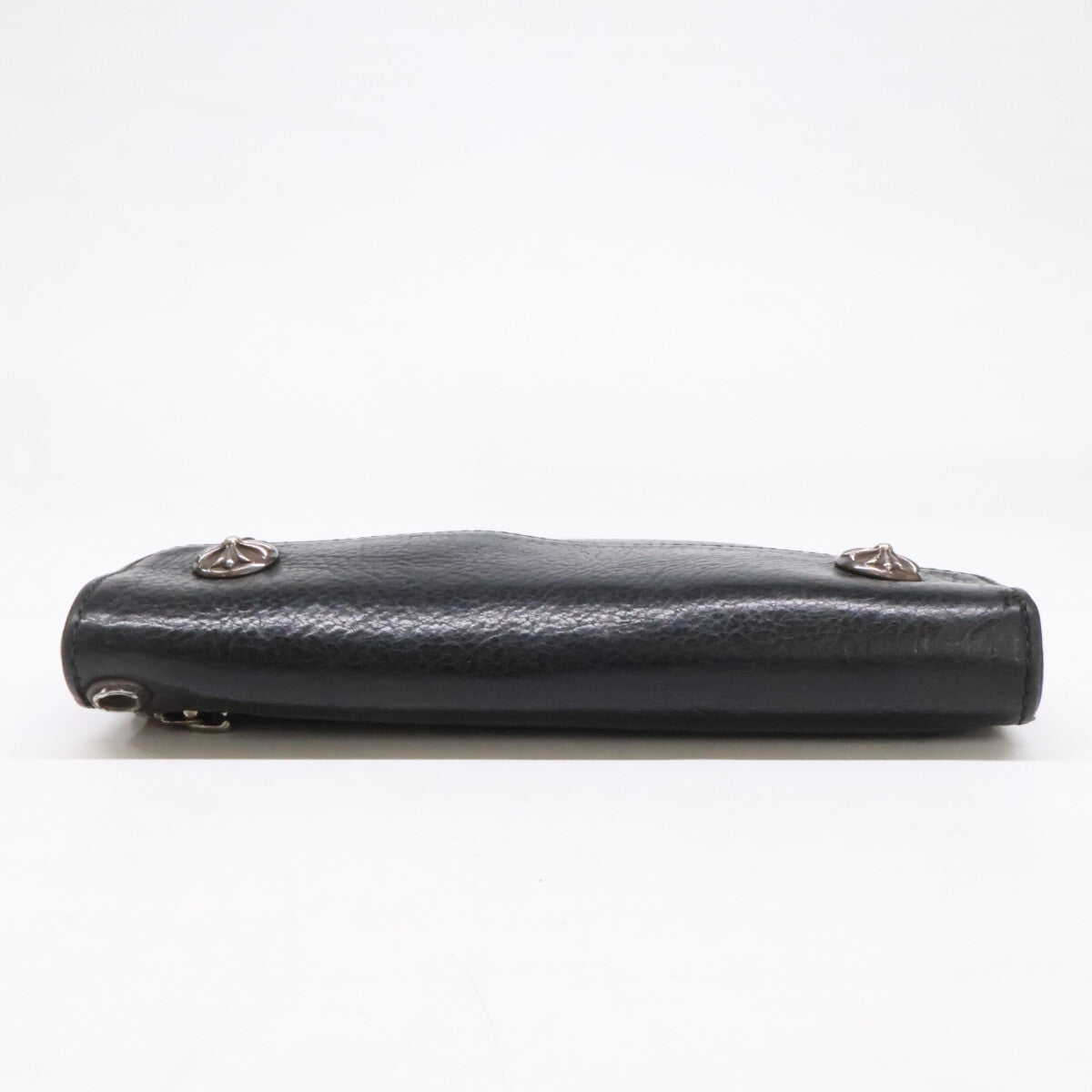 Chrome hearts クロムハーツ クロスボタン ウェーブ ロングウォレット 長財布（小銭入れあり）