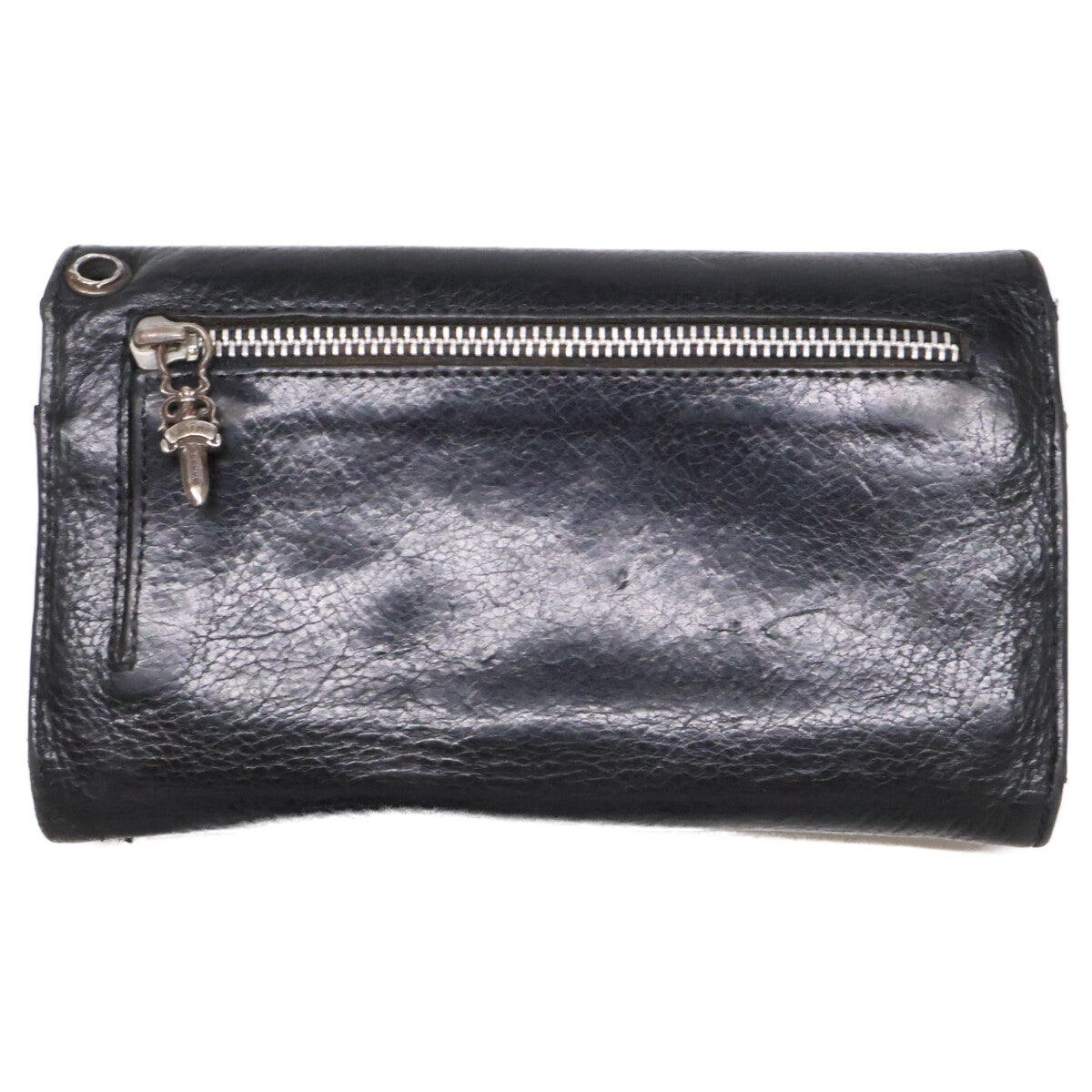 Chrome Hearts クロムハーツ クロスボタン ウェーブ ロングウォレット 長財布（小銭入れあり）