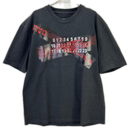 Maison margiela メゾンマルジェラ ブラック S50GC0568 19AW Caution Tシャツ トップス