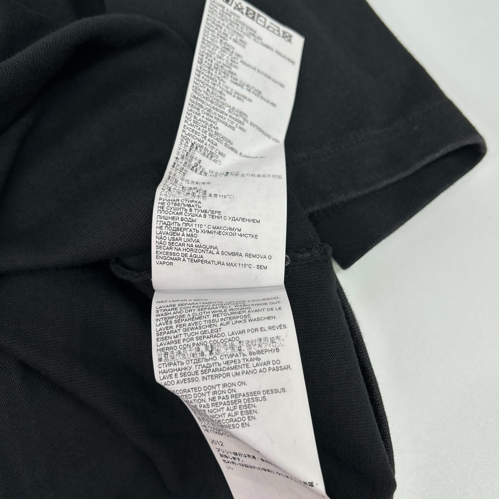 Maison margiela メゾンマルジェラ ブラック S50GC0568 19AW Caution Tシャツ トップス