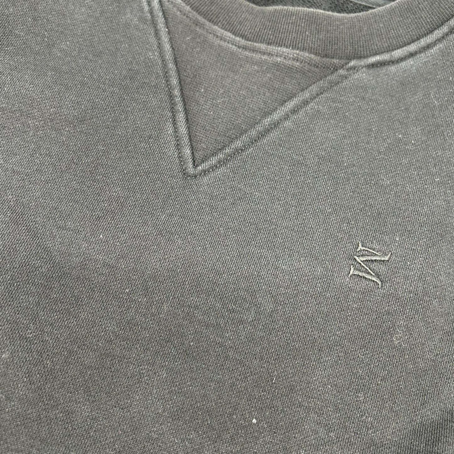 Maison Margiela メゾンマルジェラ ブラック S51GU0084 21SS Mロゴ刺繍 スウェットシャツ トップス