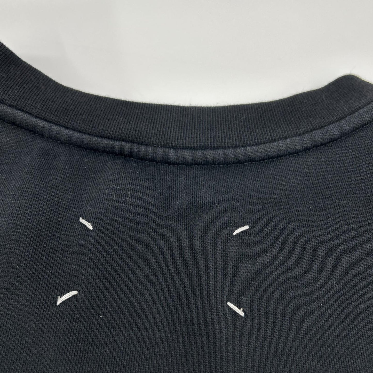 Maison Margiela メゾンマルジェラ ブラック S51GU0084 21SS Mロゴ刺繍 スウェットシャツ トップス
