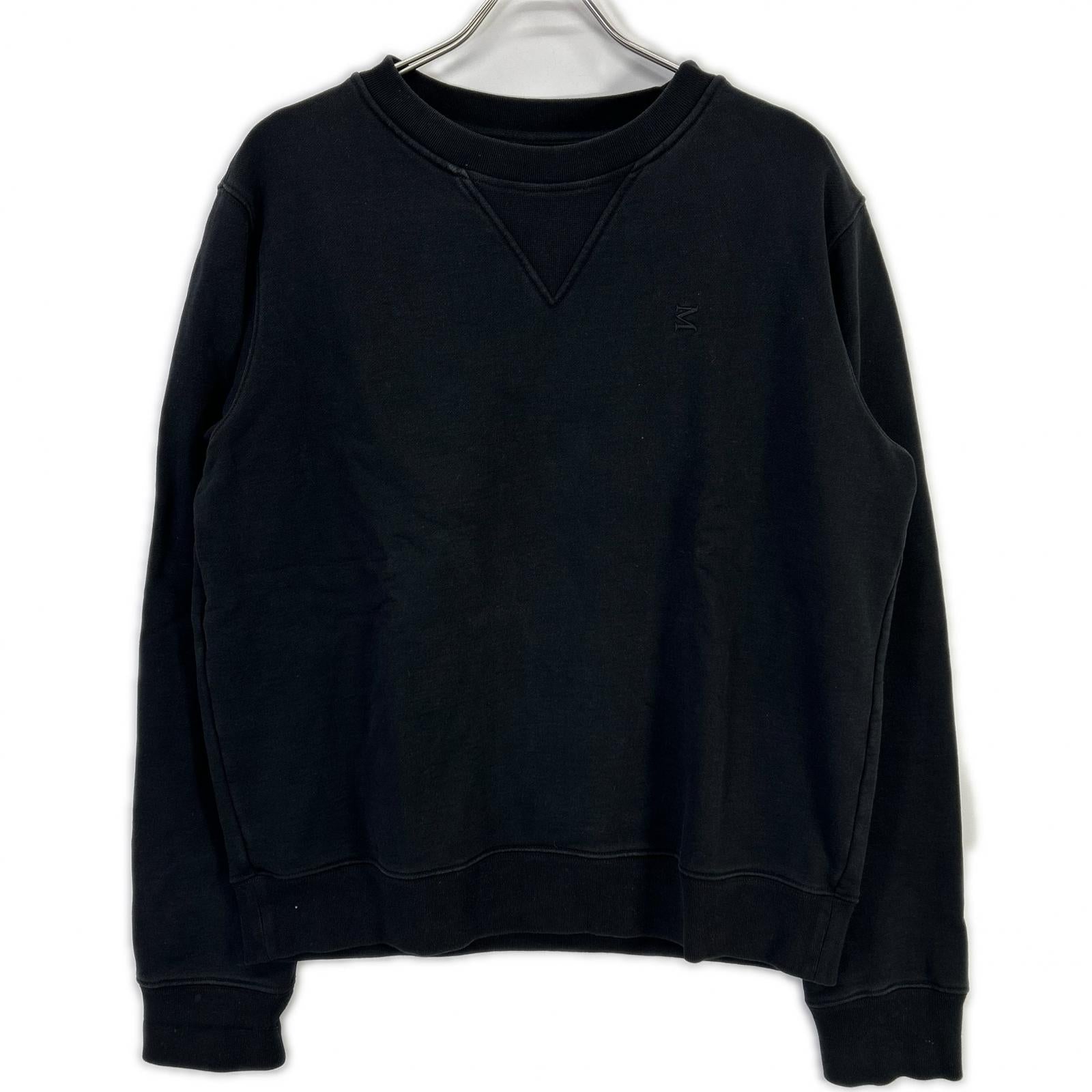 Maison margiela メゾンマルジェラ ブラック S51GU0084 21SS Mロゴ刺繍 スウェットシャツ トップス