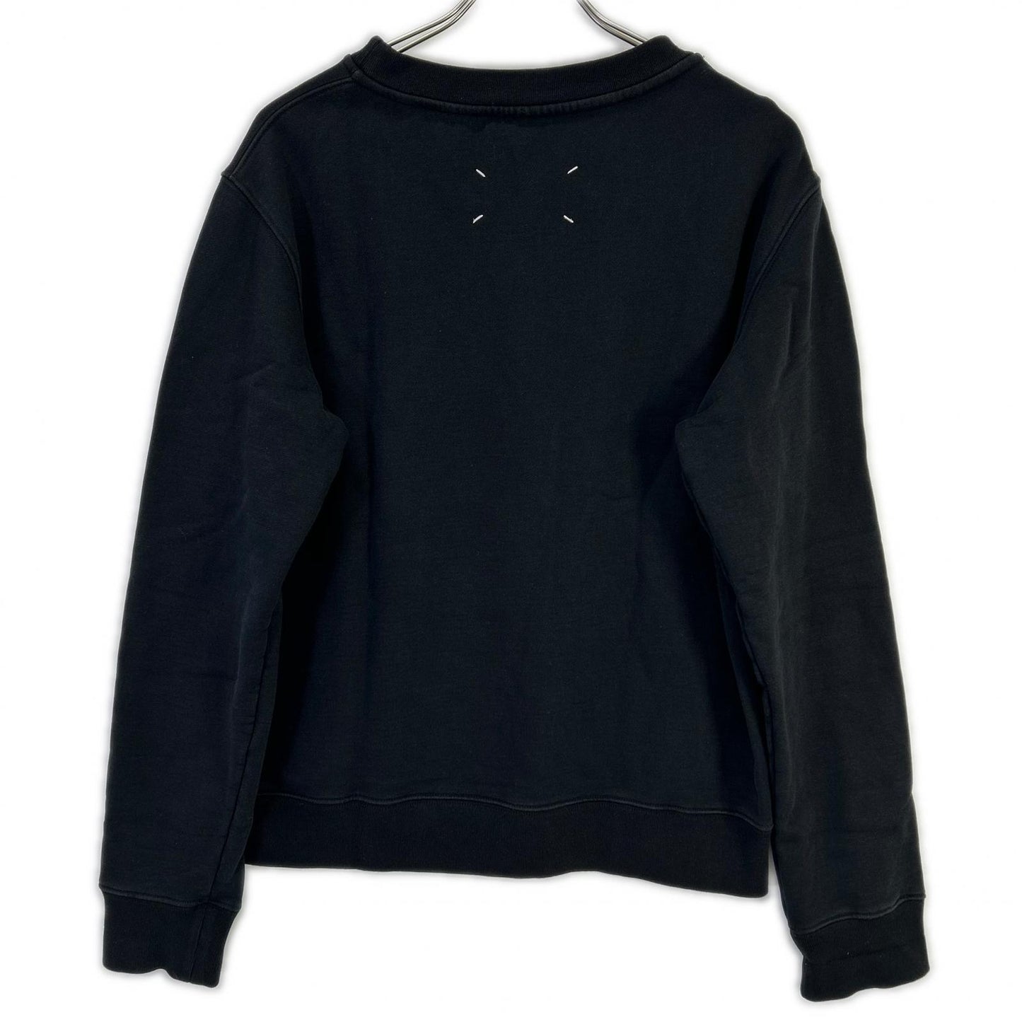 Maison Margiela メゾンマルジェラ ブラック S51GU0084 21SS Mロゴ刺繍 スウェットシャツ トップス