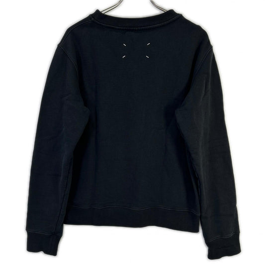 Maison Margiela メゾンマルジェラ ブラック S51GU0084 21SS Mロゴ刺繍 スウェットシャツ トップス