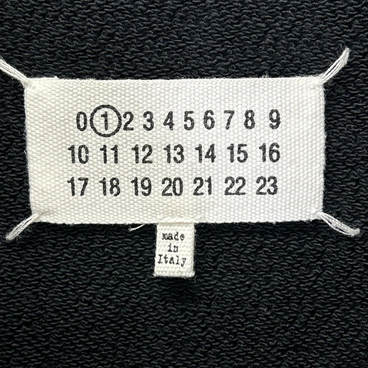 Maison Margiela メゾンマルジェラ ブラック S51GU0084 21SS Mロゴ刺繍 スウェットシャツ トップス