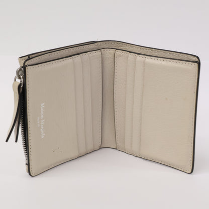 Maison margiela メゾンマルジェラ 【23年製】SA1UI0009 ゴートレザー フリップフラップ ウォレット 二つ折り財布（小銭入れあり）