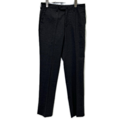 BEAMS F ビームスエフ チャコールグレー 21-23-0410-081 ワンプリーツトロピカルウールパンツ ボトムス
