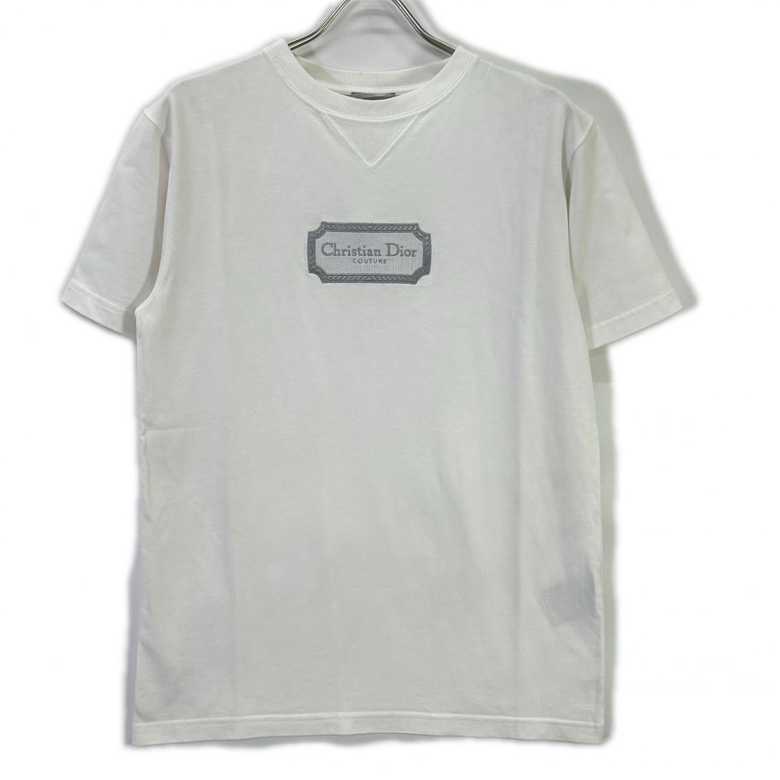 DIOR ディオール ホワイト 343J696C0554 Couture Tシャツ トップス