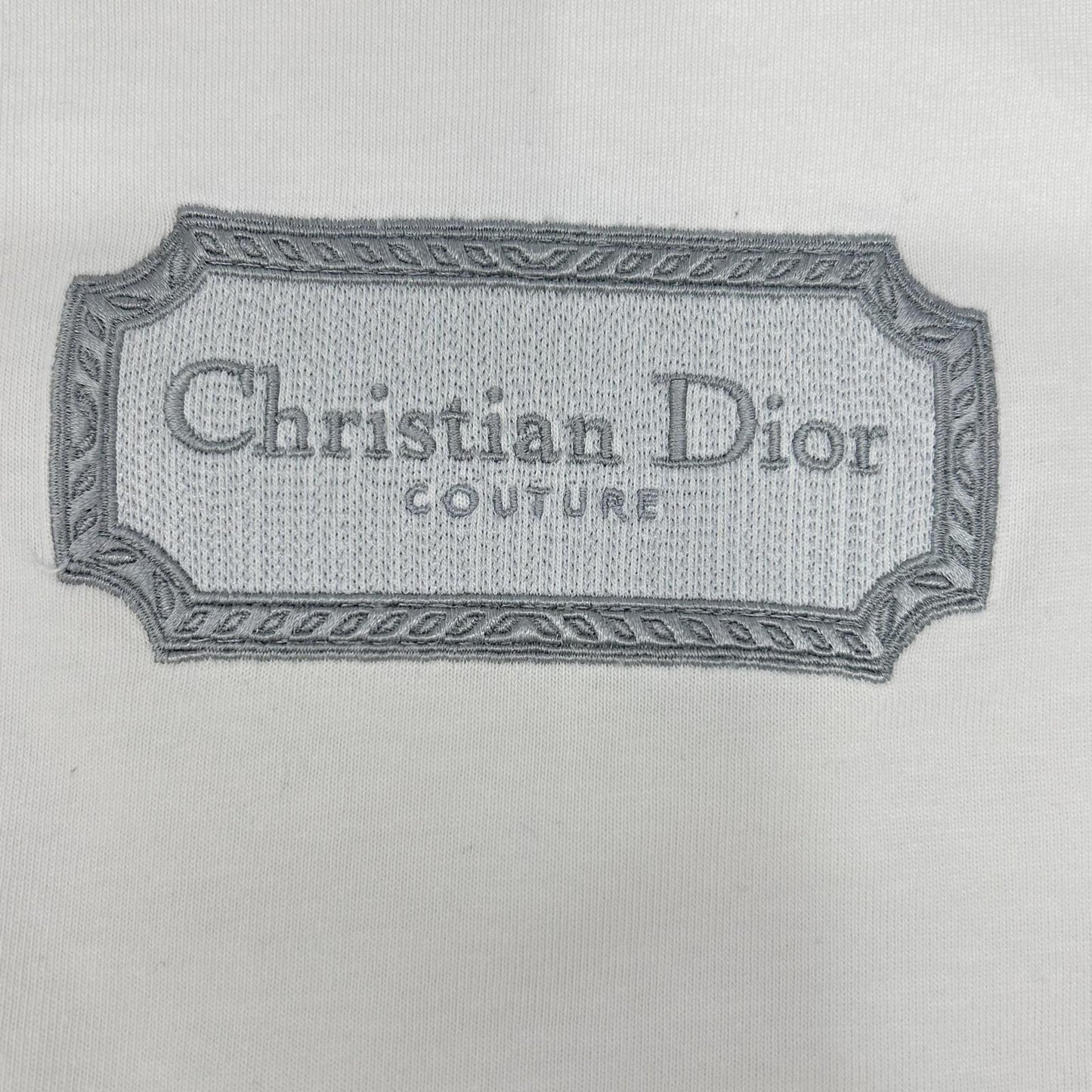 DIOR ディオール ホワイト 343J696C0554 Couture Tシャツ トップス