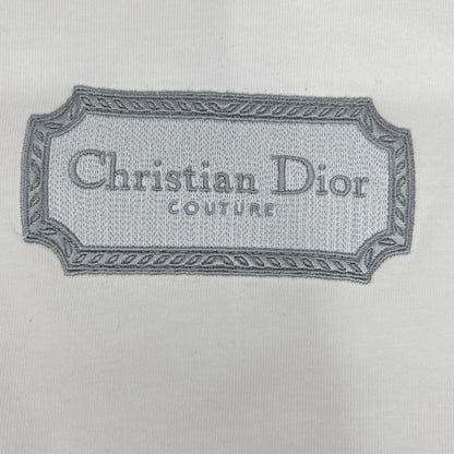 DIOR ディオール ホワイト 343J696C0554 Couture Tシャツ トップス
