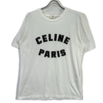 CELINE セリーヌ ホワイト 2X84N671Q.01OB 24SS ルーズフィット グラフィックTシャツ トップス