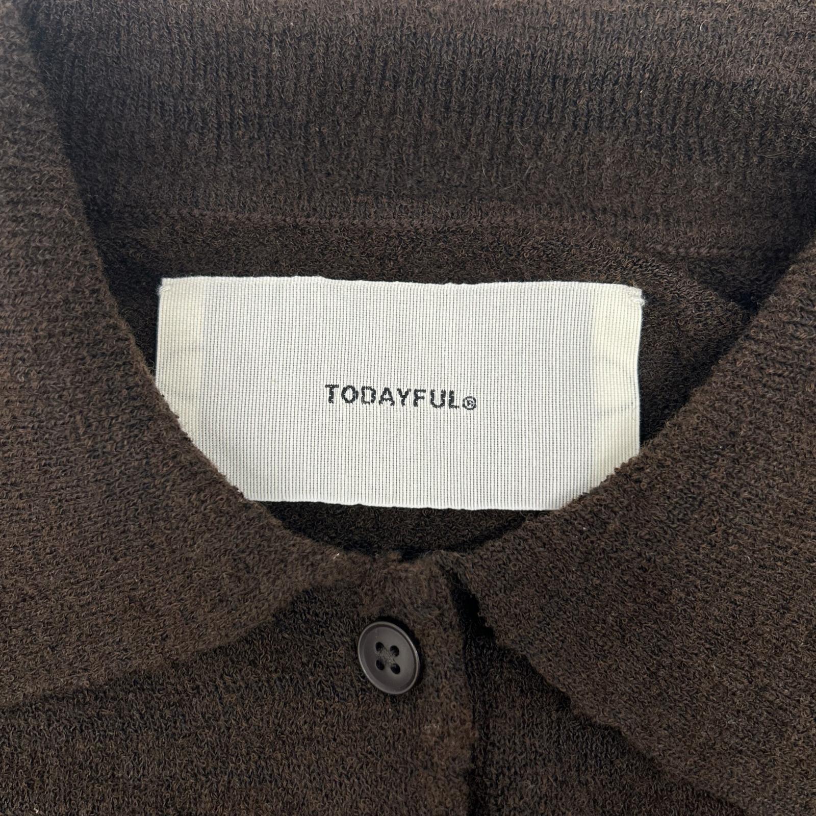 TODAYFUL トゥデイフル チョコ 12610508 26SS レオヤードポロニット トップス