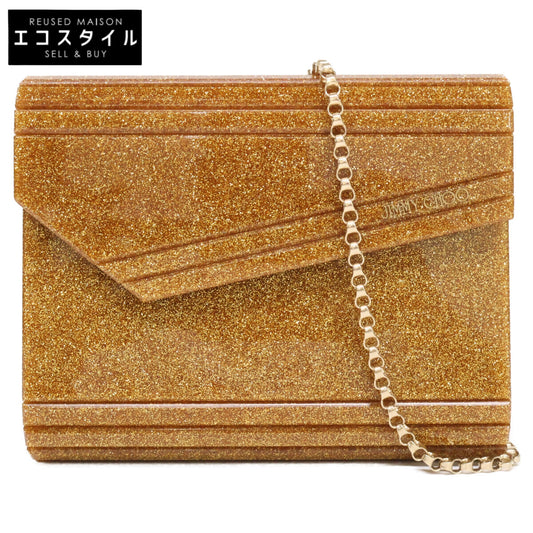JIMMY CHOO ジミーチュウ 【美品】CANDY キャンディ ラメ クラッチ / チェーン ショルダーバッグ