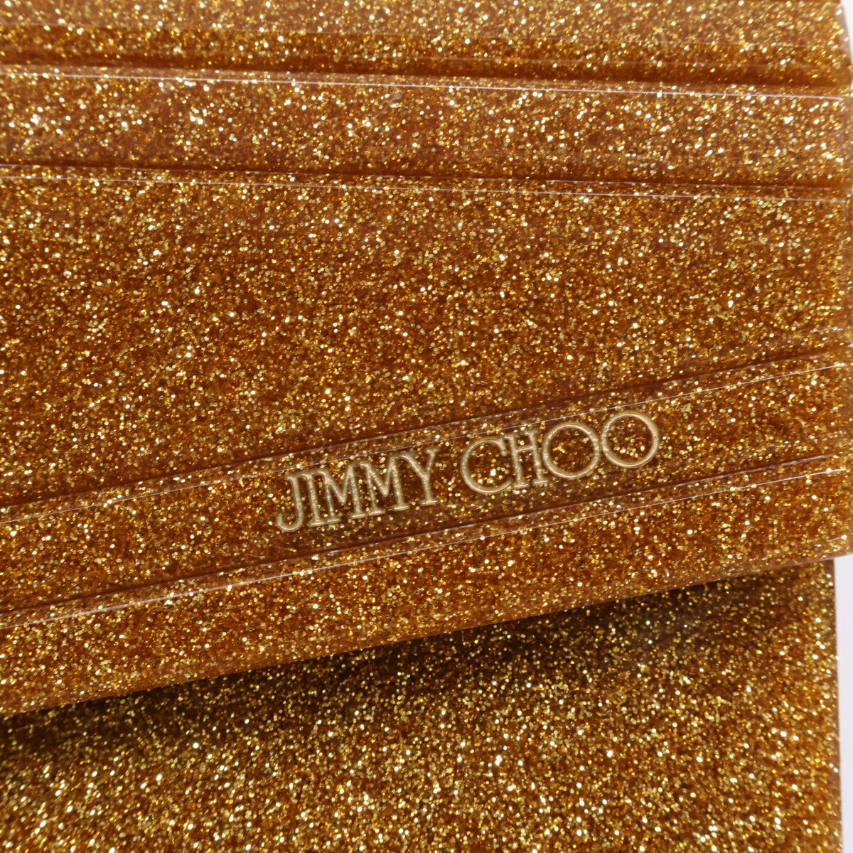 JIMMY CHOO ジミーチュウ 【美品】CANDY キャンディ ラメ クラッチ / チェーン ショルダーバッグ