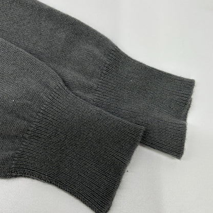 JOSEPH ジョセフ グレー カシミヤ エルボーパッチニットカーディガン トップス