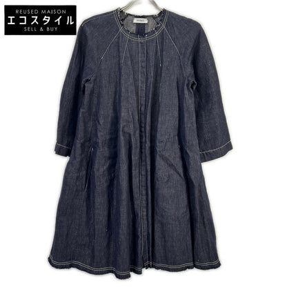 MAX&Co. マックスアンドコー インディゴ 62211616-40-1 デニムノーカラーシャツ トップス