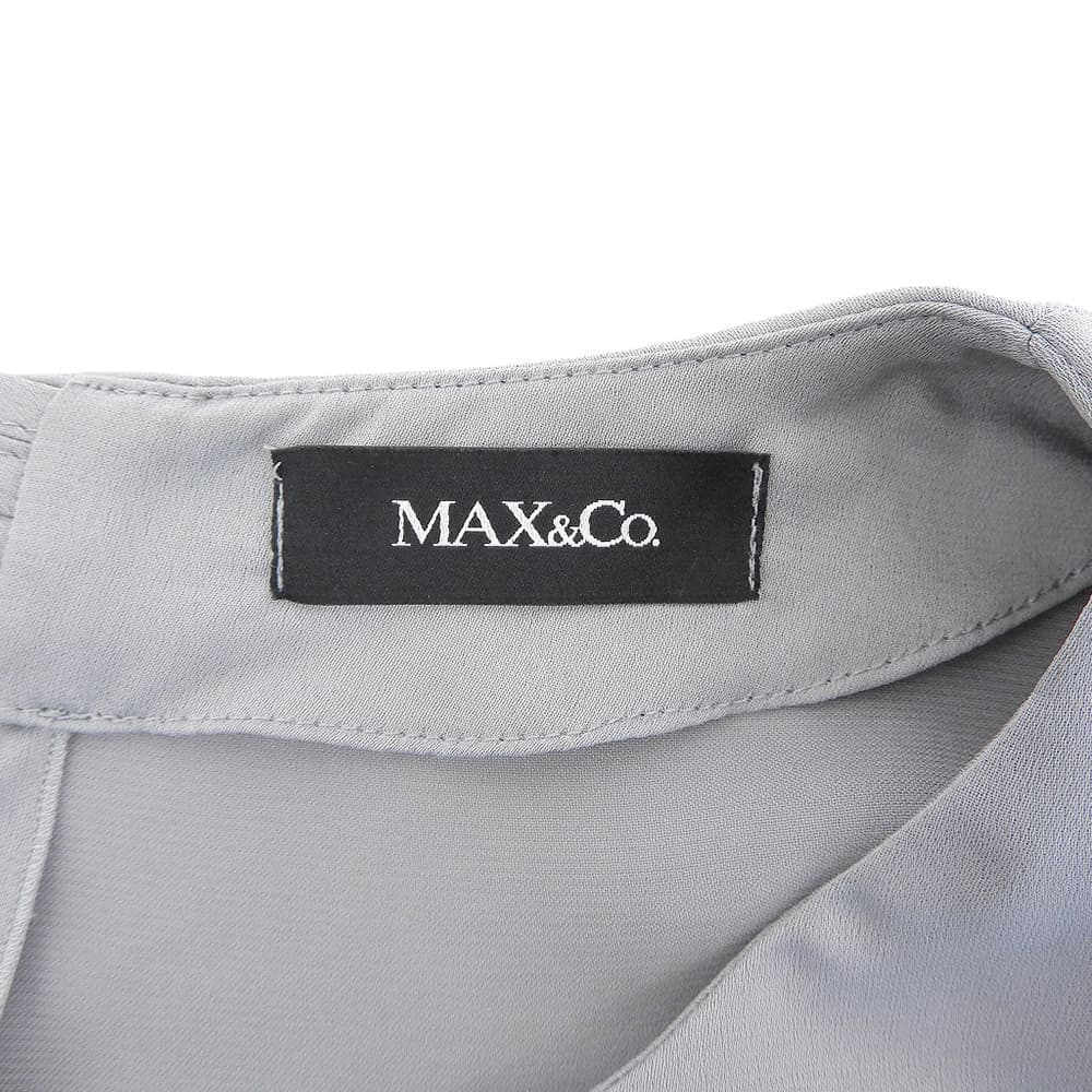 MAX&Co. マックスアンドコー DRESS ドレープ ワンピース レディース グレー 38 82240410 ワンピース
