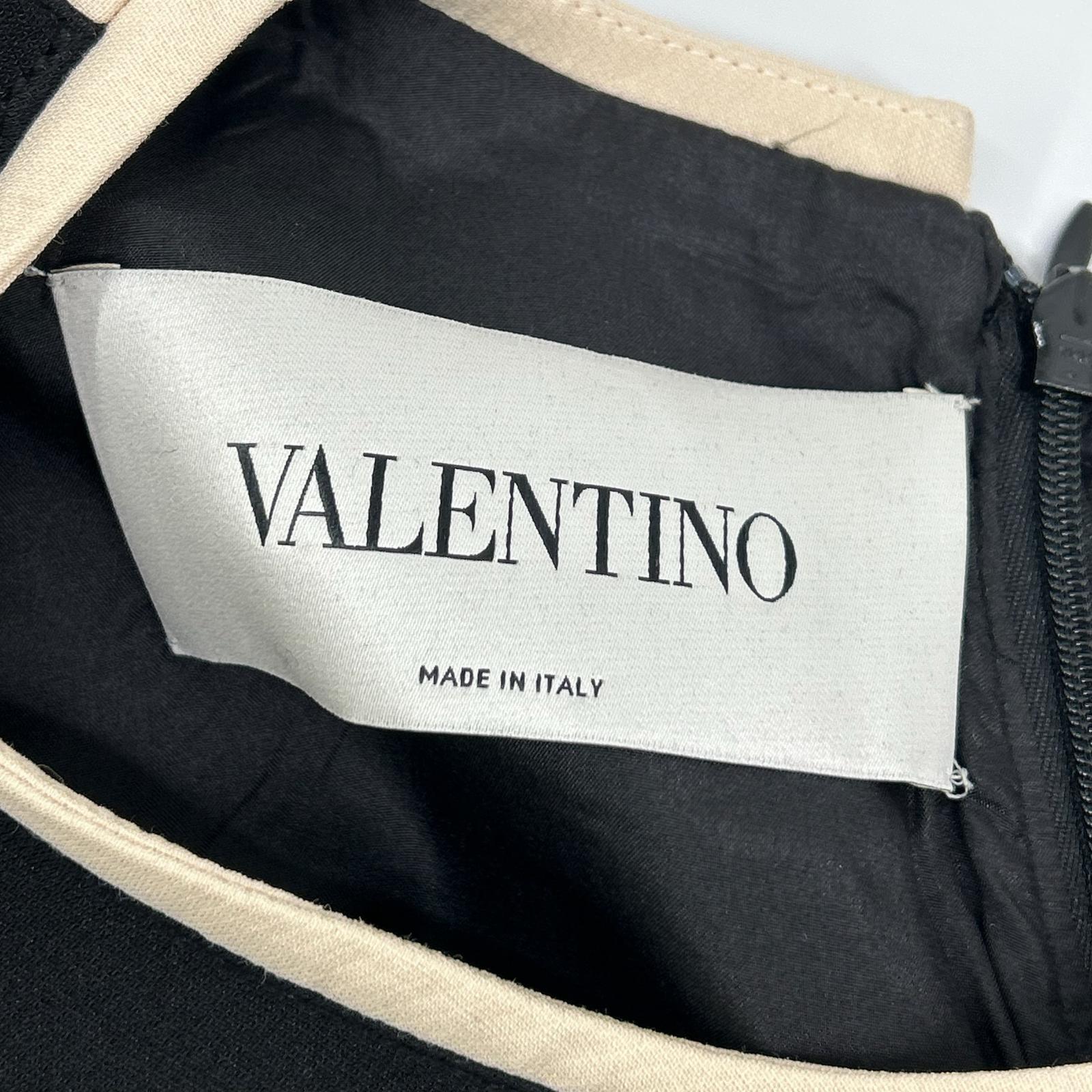 VALENTINO ヴァレンティノ ブラック/ホワイト JB0VA5A61CF ワンピース ワンピース