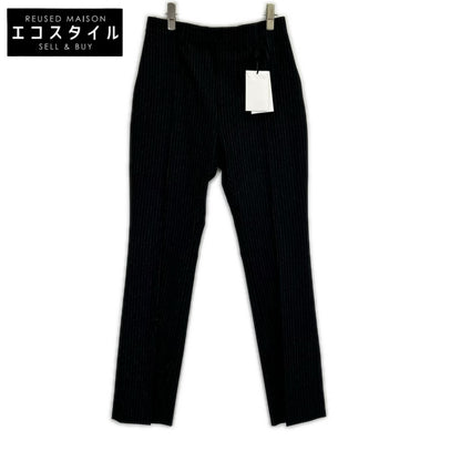 CELINE セリーヌ 22AW　エディ期　2P401495R フレア ストライプ フランネル ウール パンツ ボトムス