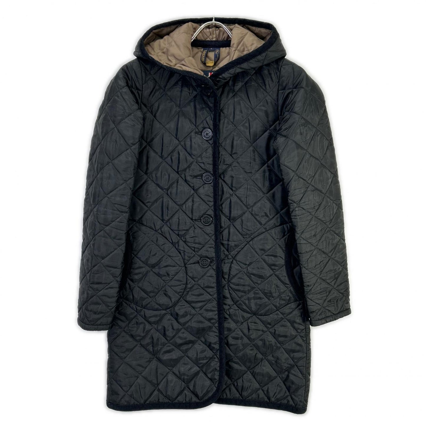 LAVENHAM ラベンハム 黒 キルティングコート コート